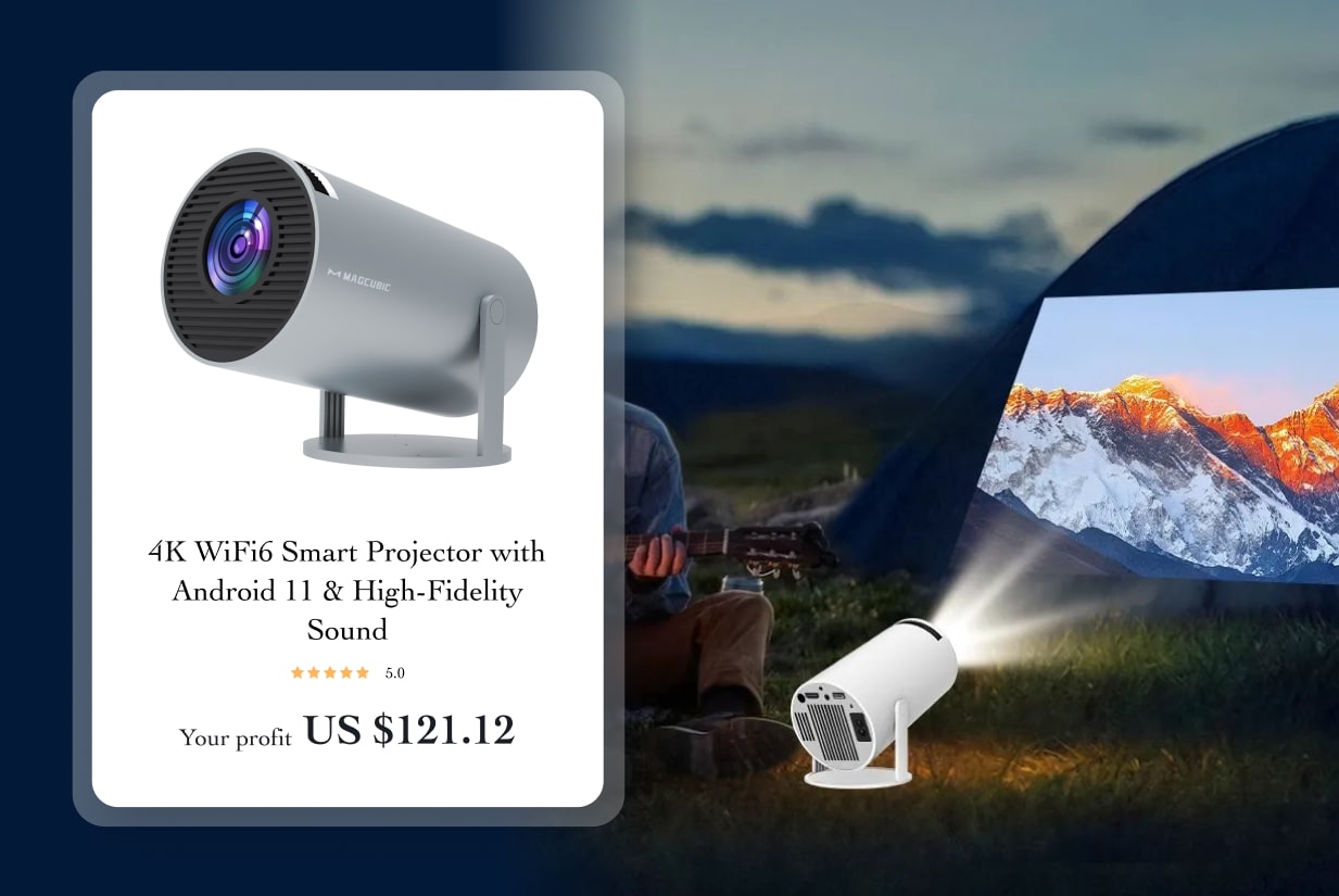 4K WiFi Smart Projector with Android