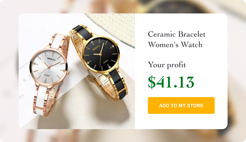 Ceramic Bracelet Women's Watch