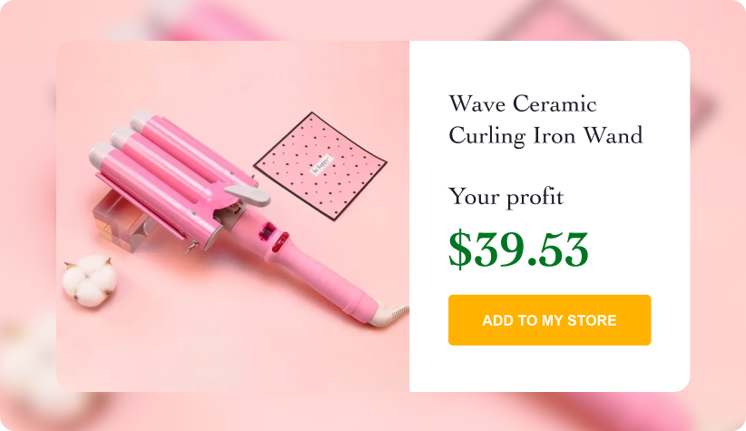 Wave Ceramic Curling Iron Wand